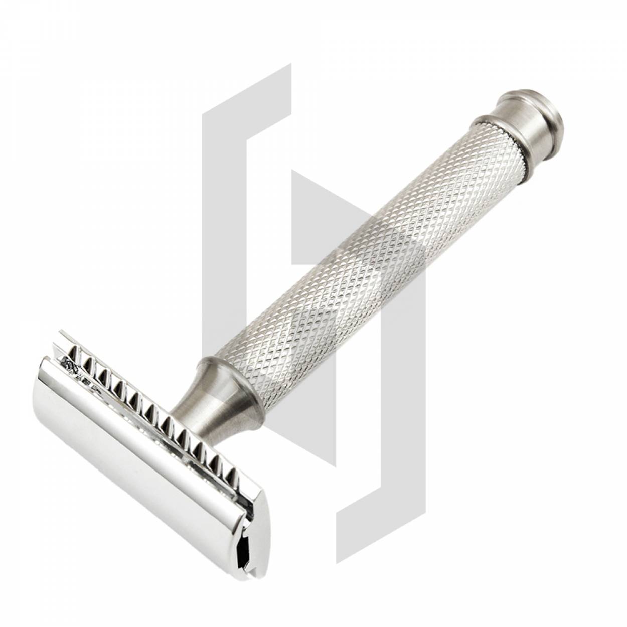 CROSS KNURLING CLOSED COMB SAFETY RAZOR